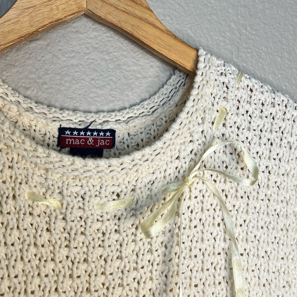 Vintage Coquette Girl Knit Bow Tank - Picture 3 of 5